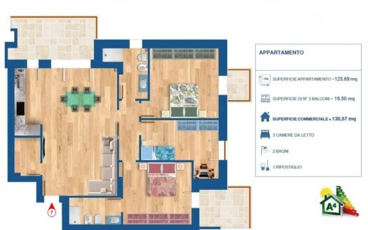 Appartamento in vendita a Bastia Umbra