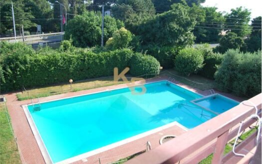 Attico con piscina e grande terrazzo vista lago
