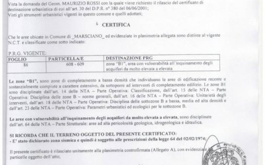Terreno edificabile mq 450
